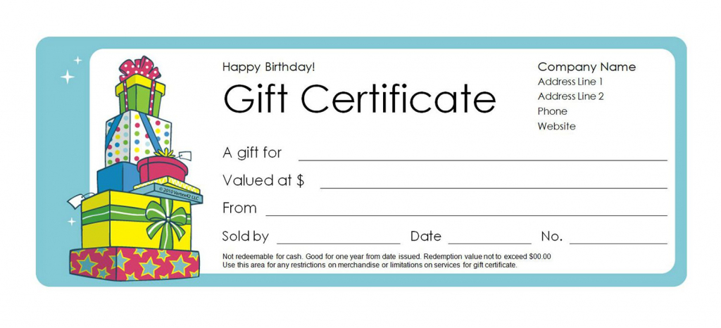 Free Gift Certificate Templates You Can Customize | Free Printable Gift Cards
