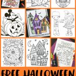 Free Halloween Coloring Pages For Adults & Kids   Happiness Is Homemade | Printable Halloween Cards To Color For Free