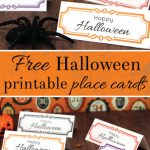 Free Halloween Printable Place Cards!   La Carterie De Juliette | Free Printable Halloween Place Cards