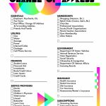 Free Moving Checklist Printable | This Change Of Address Template | Free Printable Change Of Address Cards