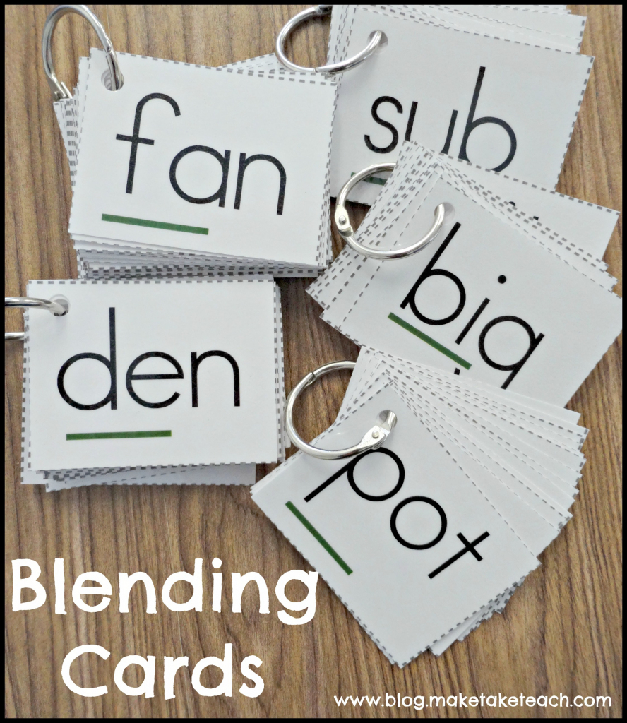 Free Phonics Cue Card - Make Take &amp;amp; Teach - Free Printable Blending | Free Printable Blending Cards