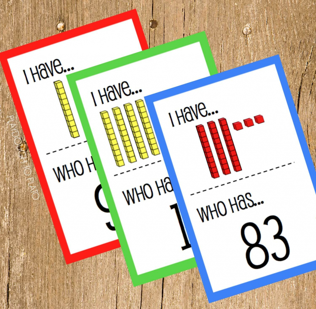 Place Value Cards Printable