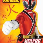 Free Power Ranger Birthday Invitations | Bagvania Invitation | Power | Power Rangers Birthday Card Printable
