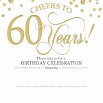 Free Printable 60Th Birthday | Kellies 50Th Bday Ideas | 60Th | Printable 60Th Birthday Cards
