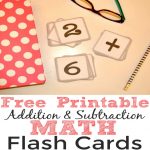 Free Printable Addition And Subtraction Math Flash Cards   Simple | Free Printable Addition Flash Cards