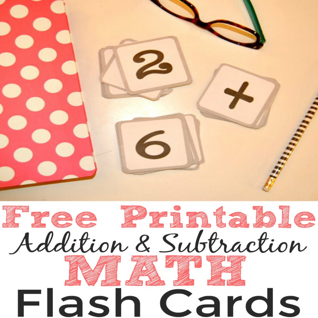 Free Printable Addition And Subtraction Math Flash Cards - Simple | Free Printable Addition Flash Cards