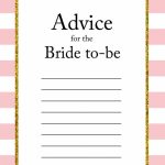 Free Printable Advice For The Bride To Be Cards | Friendship | Free Printable Bridal Shower Advice Cards
