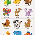 Free Printable Animal Flash Cards | Pictureicon | Animal Snap Cards Printable
