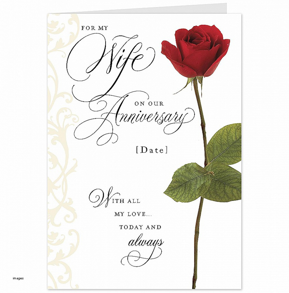 Printable Anniversary Cards For Wife Customize And Print