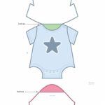 Free Printable Baby Onesies Card Template. Just Dowload And Assemble | Free Printable Baby Cards Templates