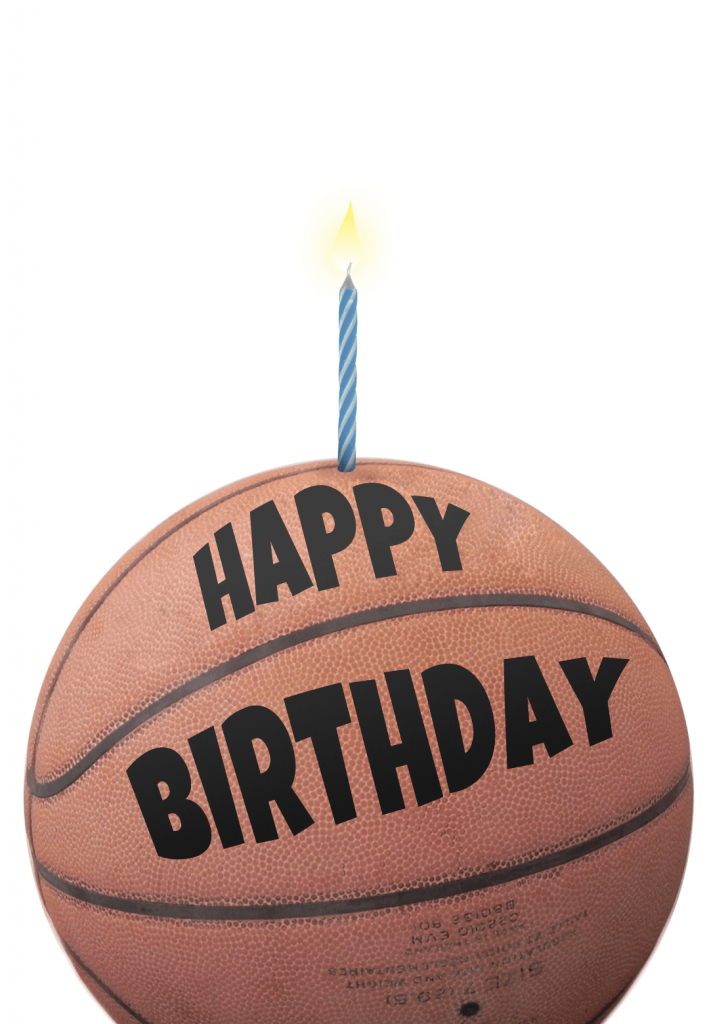 Free Printable Birthday Card - Basketball | Greetings Island | Printable Sports Birthday Cards