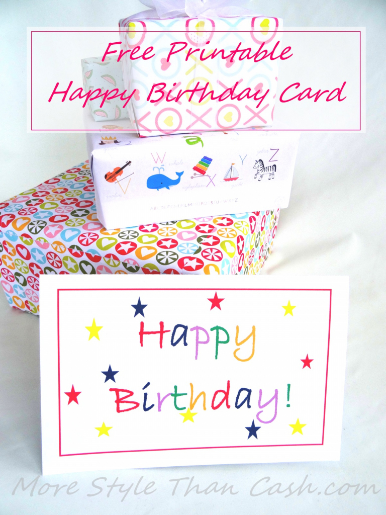 Free Printable Birthday Card | Birthday Cards With Photos Printable