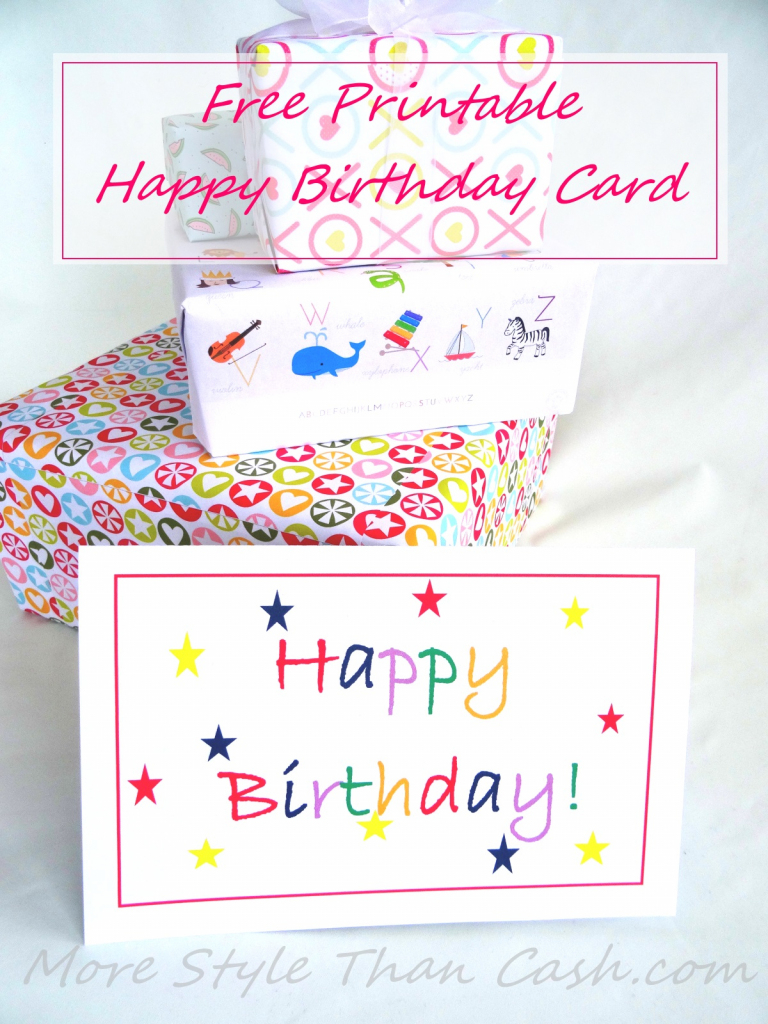 Free Printable Birthday Card | Free Printable Birthday Cards