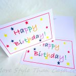 Free Printable Birthday Card | Free Printable Money Cards For Birthdays