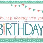 Free Printable Birthday Card Maker   Kleo.bergdorfbib.co | Make Your Own Printable Birthday Cards Online Free