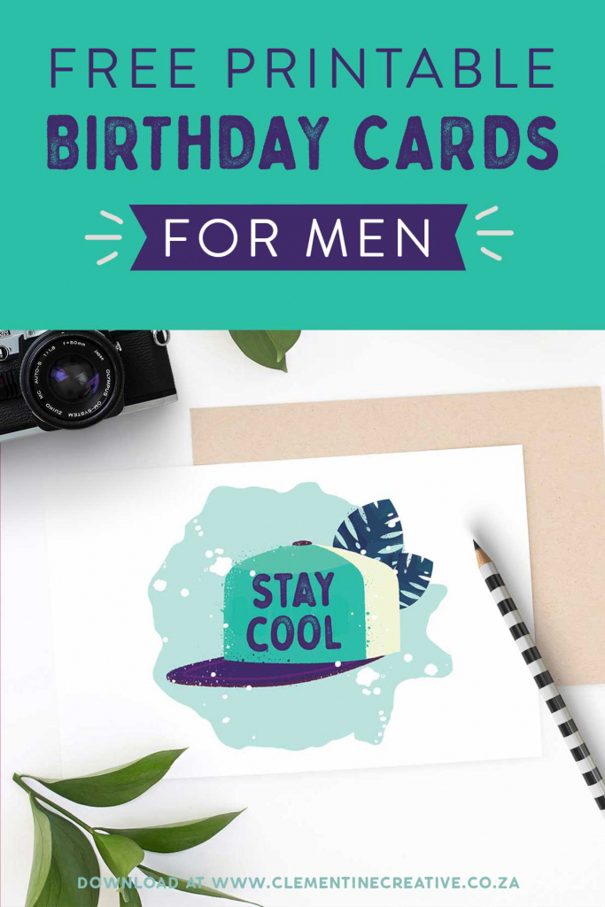 Free Printable Birthday Cards For Him | Stay Cool | Printable Birthday Cards For Boys