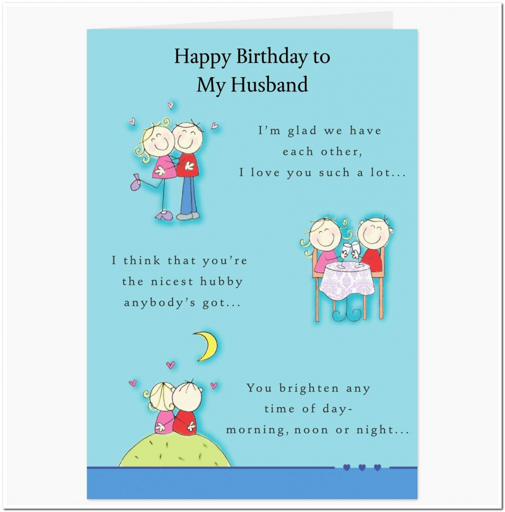 Free Birthday Cards For Husband Printable Printable Templates