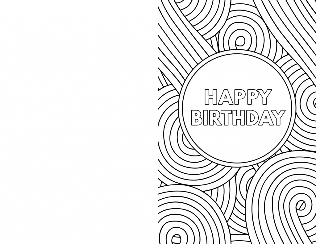 Free Printable Birthday Cards - Paper Trail Design | Black And White Birthday Cards Printable