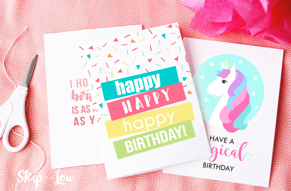 Free Printable Birthday Cards | Skip To My Lou | Free Printable Greeting Cards No Sign Up