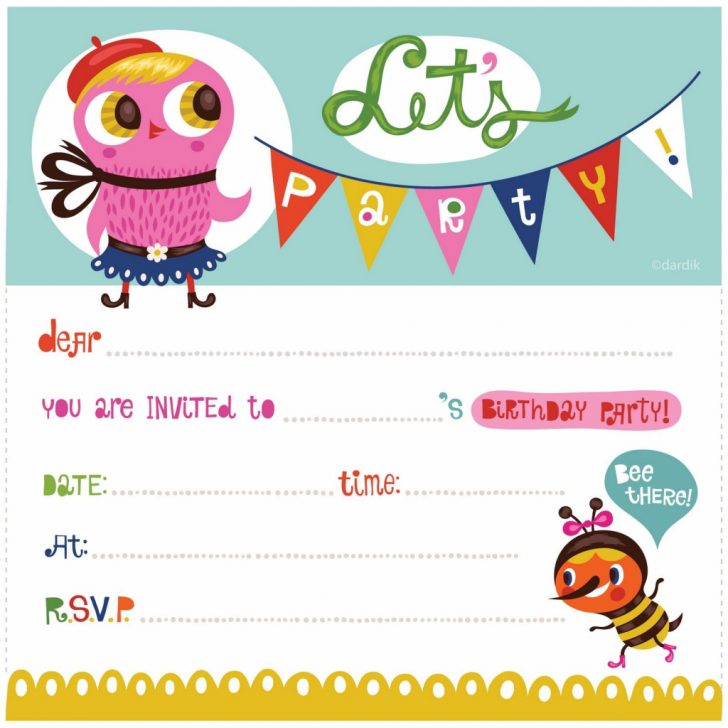 Free Printable Birthday Party | Free Printable Birthday | Make Your Own ...