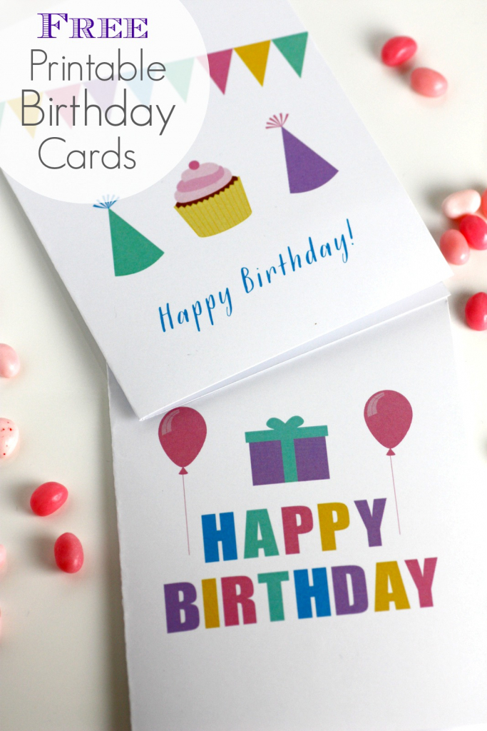 Free Printable Blank Birthday Cards | Catch My Party | Free Printable Birthday Cards