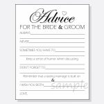 Free Printable Bridal Shower Advice Cards | Free Printables | Free Printable Bridal Shower Advice Cards