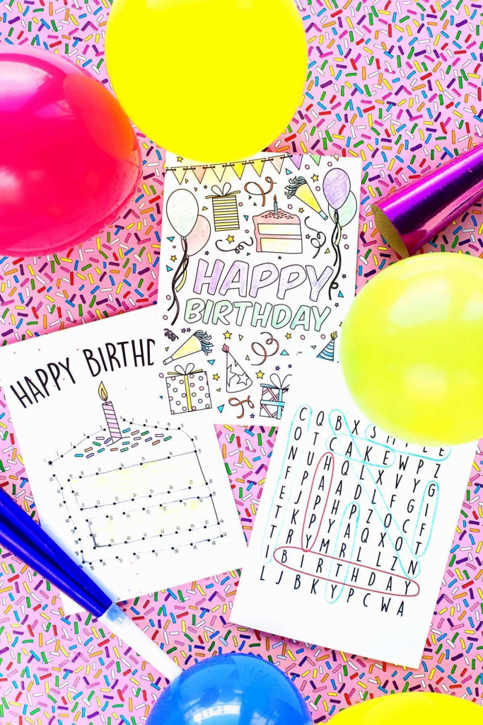 Free Printable Childrens Birthday Cards Party Games High Quality Kid | Free Printable Kids Birthday Cards Boys