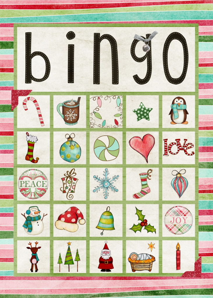 Free Printable Christmas Bingo Cards For Large Groups - Printable Cards | Free Printable Bingo Cards For Large Groups