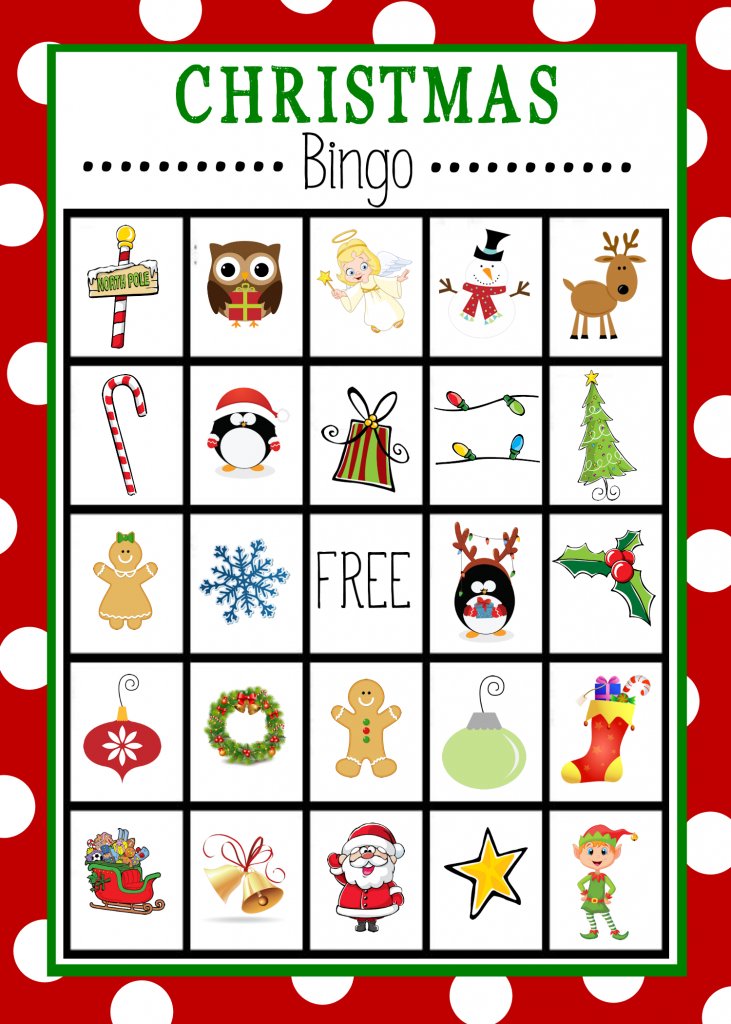 Free Printable Christmas Bingo Game | Christmas | Christmas Bingo | Santa Bingo Cards Printable