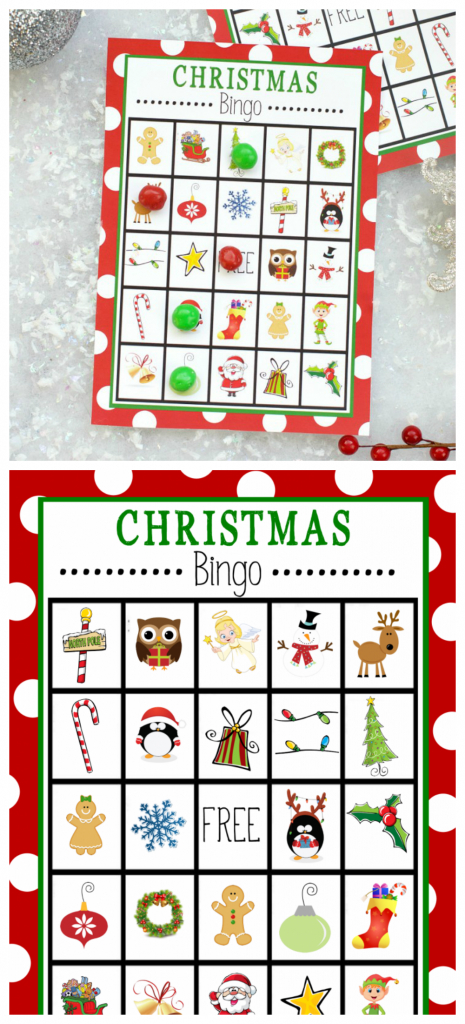 Free Printable Christmas Bingo Game – Fun-Squared | Santa Bingo Cards Printable