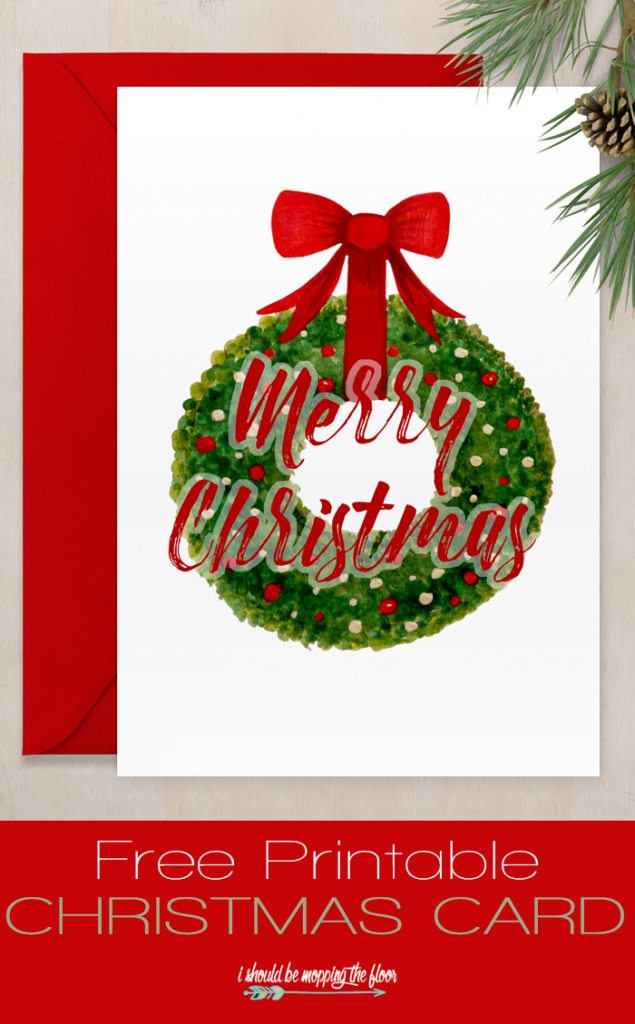 Free Printable Christmas Card | Christmas / Winter | Free Christmas | Free Printable Xmas Cards Download