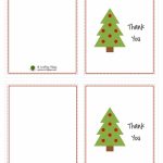 Free Printable Christmas Card Thank You Note | A Crafty House | Christmas Thank You Cards Printable Free