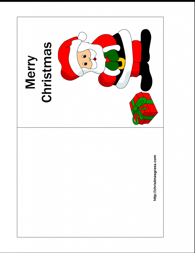 Free Printable Christmas Cards | Free Printable Christmas Card With | Merry Christmas Cards Printable