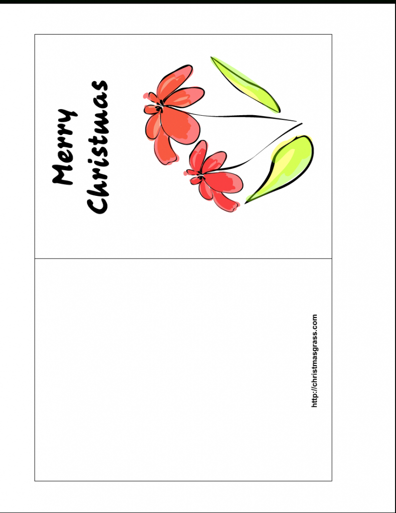 Free Printable Christmas Greeting Cards | Printable Greeting Card Template