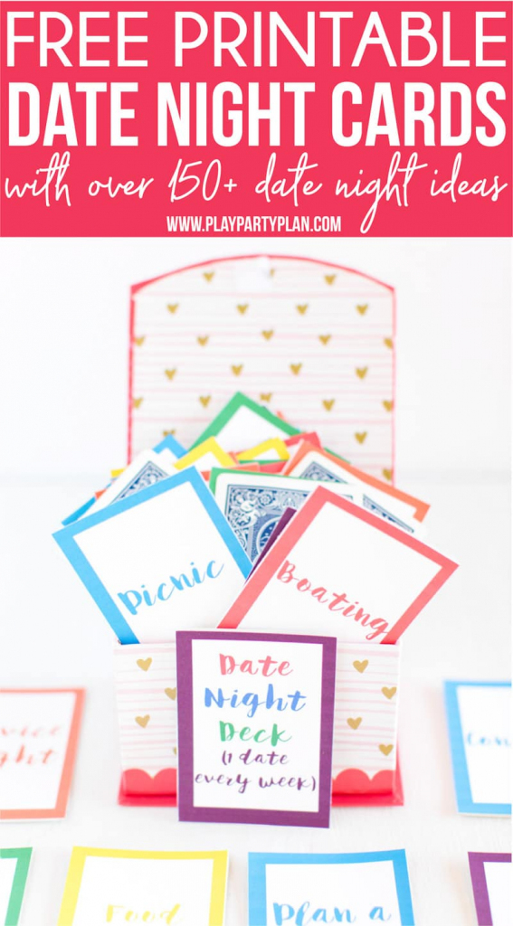 Free Printable Date Night Cards &amp;amp; 150+ Date Night Ideas - Play Party | Free Printable Deck Of Cards