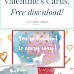 Free Printable Dog Themed Valentine's Day Cards | Dog Valentine's | Free Printable Mothers Day Cards From The Dog