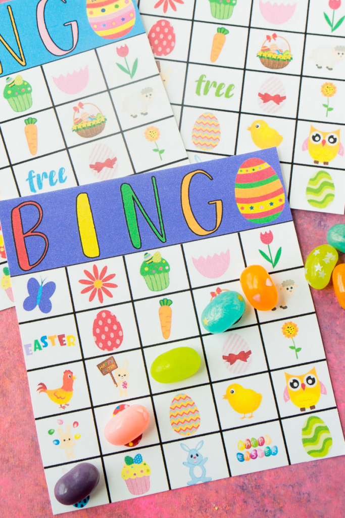 Free Printable Easter Bingo Cards - Play Party Plan | Free Printable Religious Easter Bingo Cards