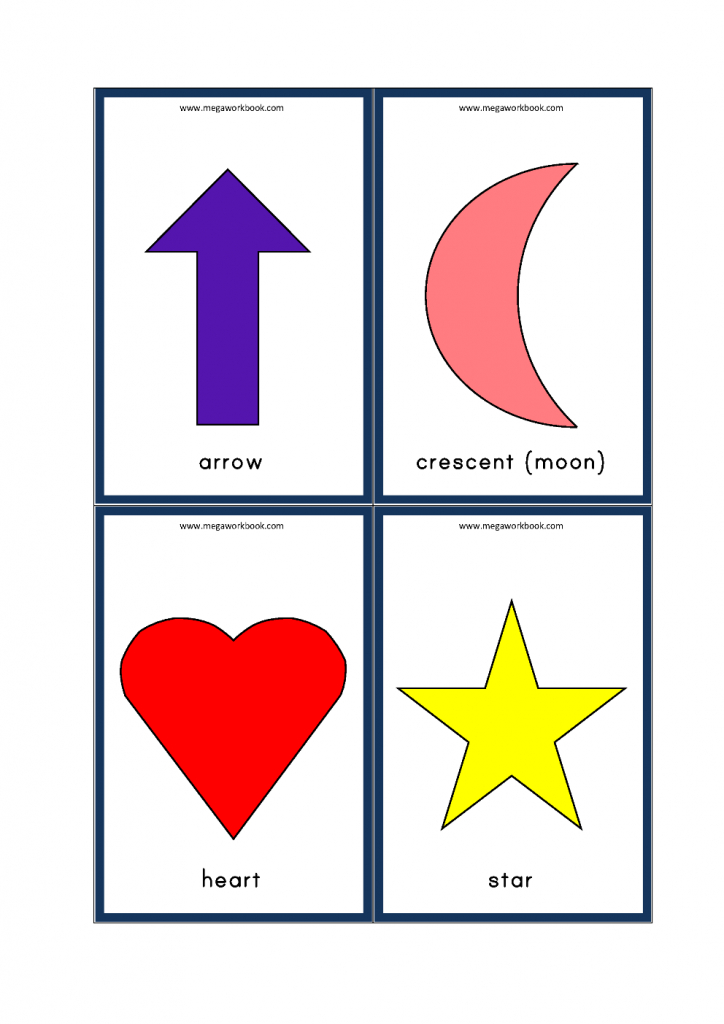 Free Printable Flash Cards For Kids (Preschool And Kindergarten | Printable Shapes Flash Cards