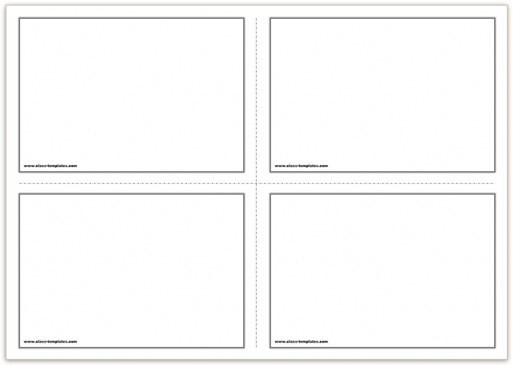 Free Printable Flash Cards Template | Custom Flash Cards Printable