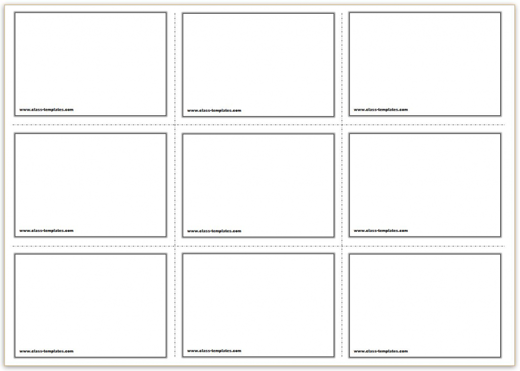 Free Printable Flash Cards Template | Free Printable Blank Index Cards