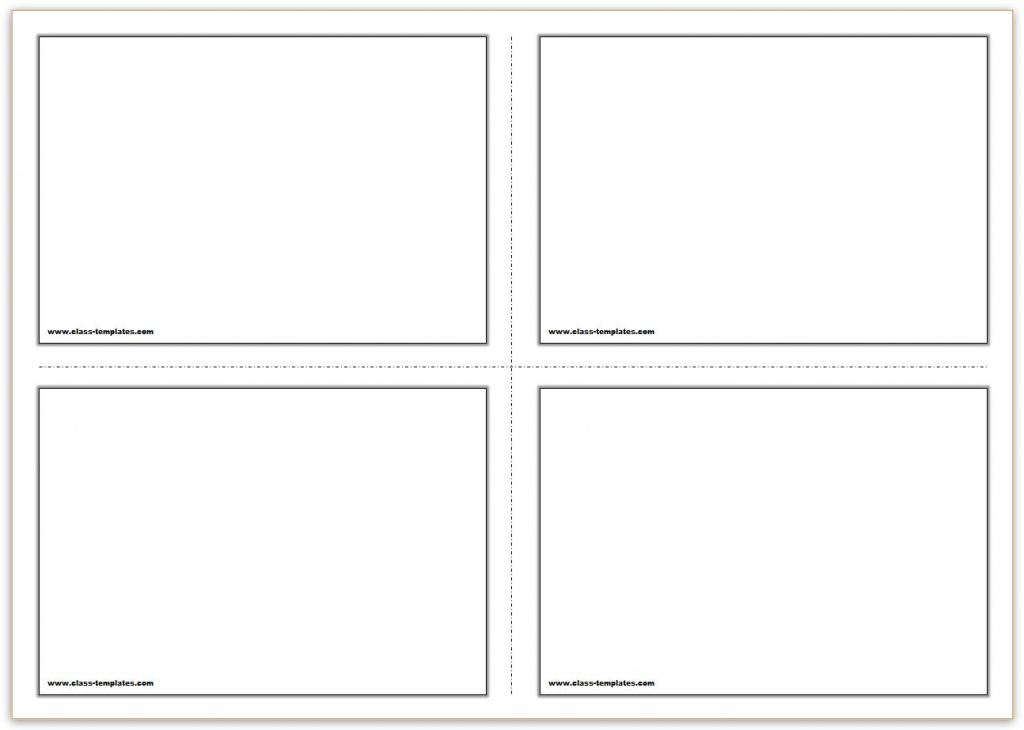 Free Printable Flash Cards Template | Printable Blank Flash Cards Template