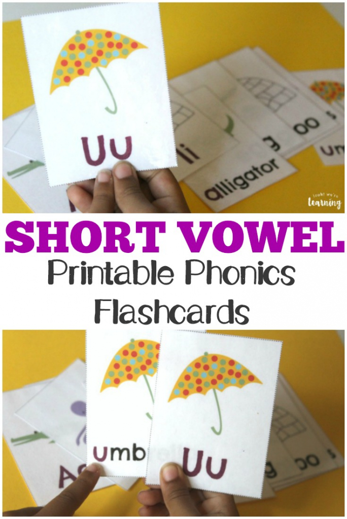 Free Printable Flashcards Short Vowel Flashcards Printable Picture 