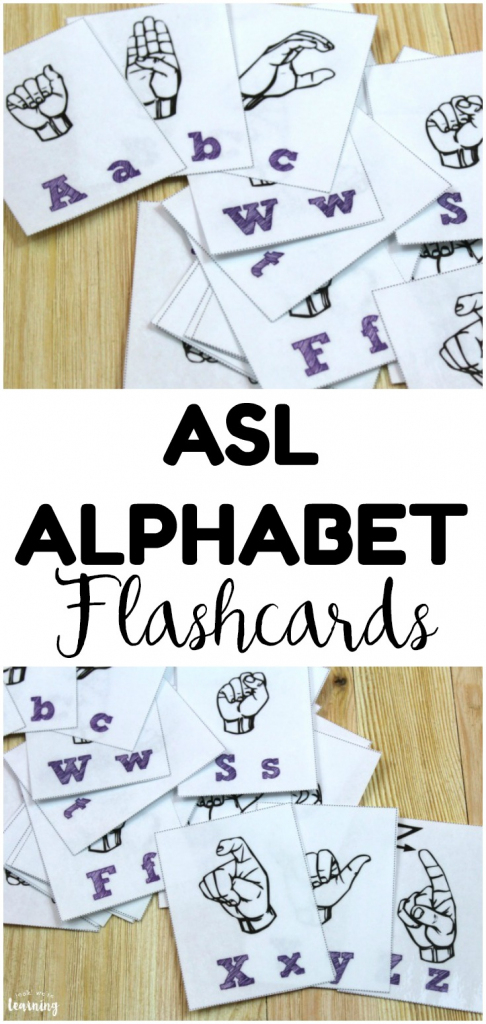 Free Printable Flashcards: Sign Language Alphabet Flashcards | Printable Sign Language Flash Cards