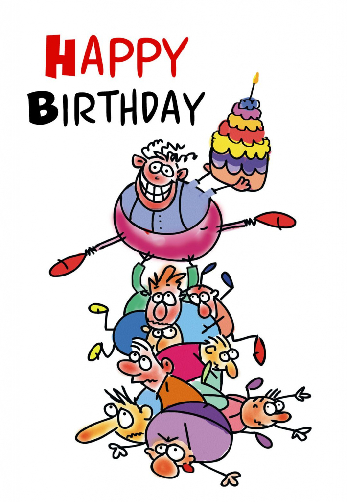 Free Printable Funny Birthday Greeting Card | Gifts To Make | Free | Funny Printable Birthday Cards