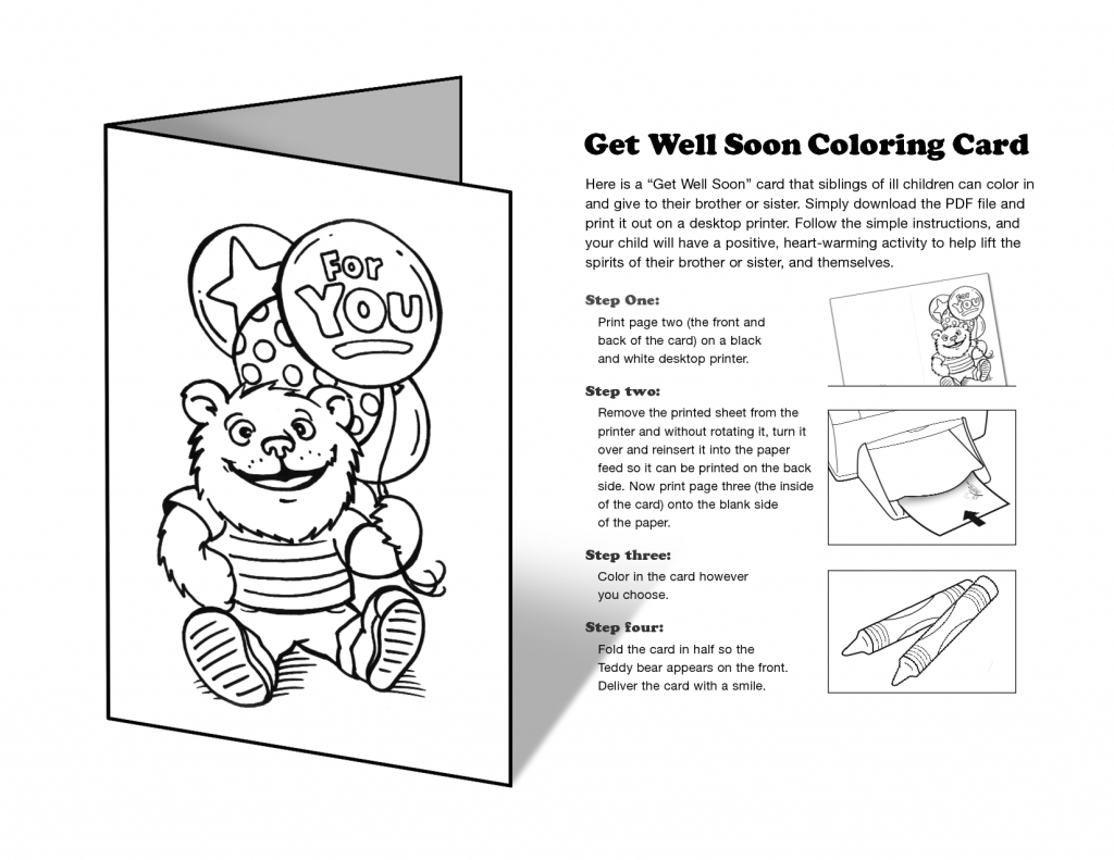 Free Printable Get Well Cards To Color - Printable Cards | Free Printable Get Well Cards To Color