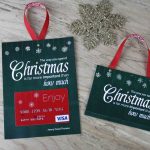 Free Printable| Gift Card Holder Spend Christmas | Free Printable Christmas Money Holder Cards