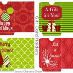 Free Printable Gift Tags & Gift Card Holders | Freebies | Free | Printable Gift Card Holder