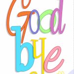 Free Printable Good Bye Greeting Card | Good Ideas | Goodbye Cards | Free Printable Good Luck Cards