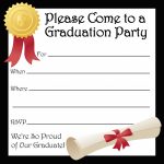 Free Printable Graduation Party Invitations | High School Graduation | Graduation Invitation Cards Printable
