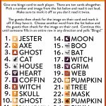 Free Printable Halloween Bingo Cards | Catch My Party | Printable Halloween Bingo Cards For Classroom